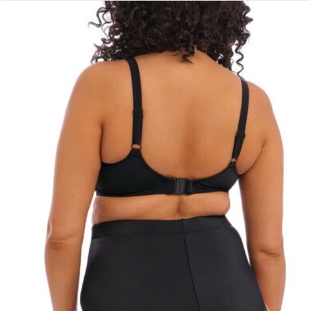 Elomi Essentials US 40M Black Plunge Underwire Bikini Top Style ES7504BLK - Picture 9 of 10